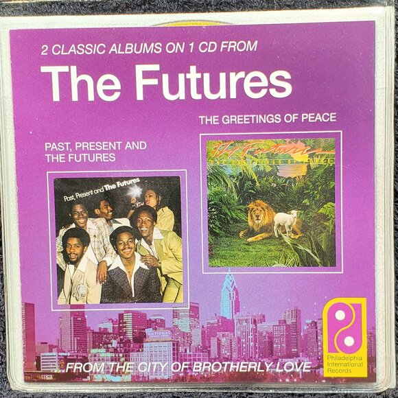 VINTAGE THE FUTURES DOUBLE ALBUM CD.. LATE 70'S & 80'S..17 MUSIC SELECTIONS - Picture 1 of 2
